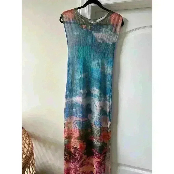 Urban Outfitters Women's Maxi Dress One Size Multicolor Sleeveless Long Dress - Picture 2 of 5
